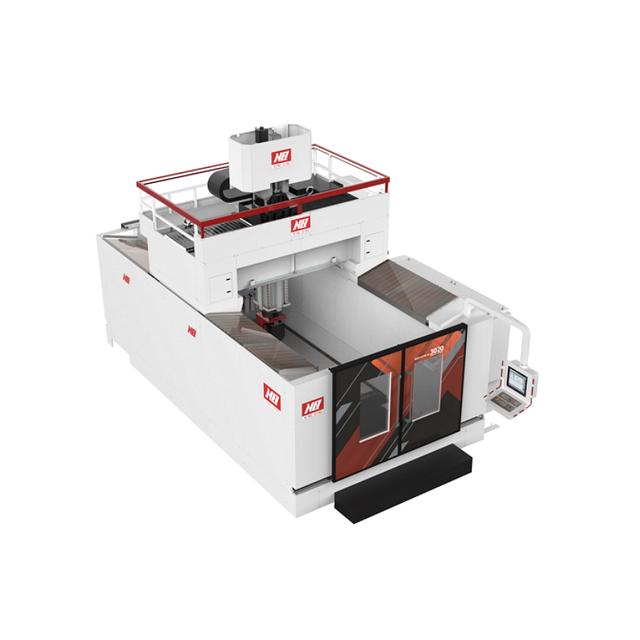 Crossage en mouvement 5 axes simultanés (double tête) CNC Ganty Manchining Center